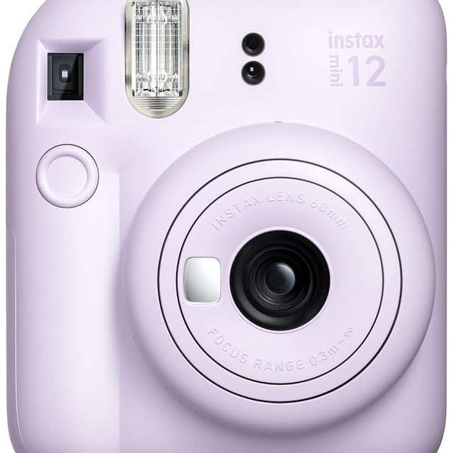 Fujifilm Instax Mini 12 Instant Camera (Lilac Purple) (Renewed)