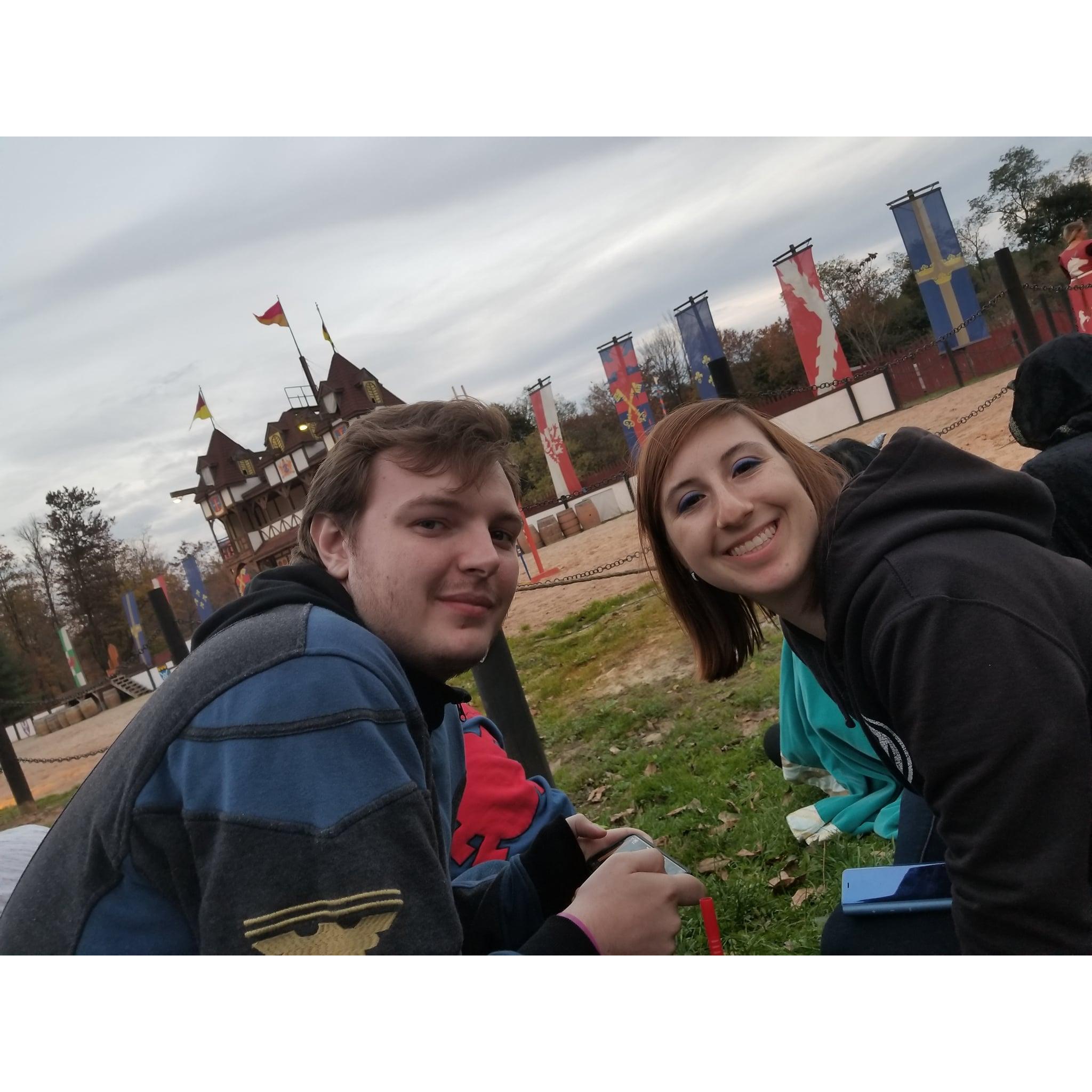 Us at the PA Renaissance Faire.
