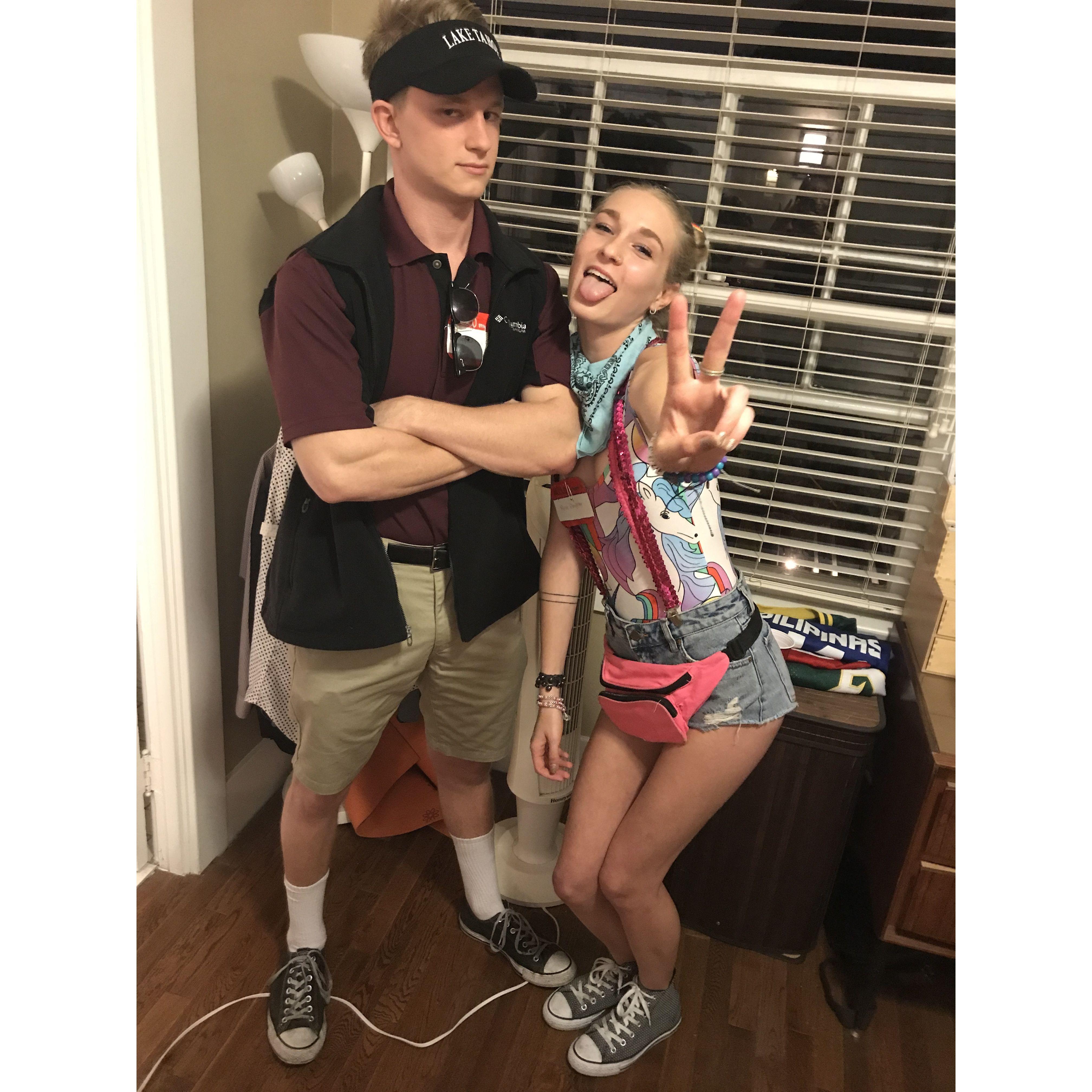 Oct 2017 | First Couple's Costume - 'Rave Daughter & Disappointed Father'