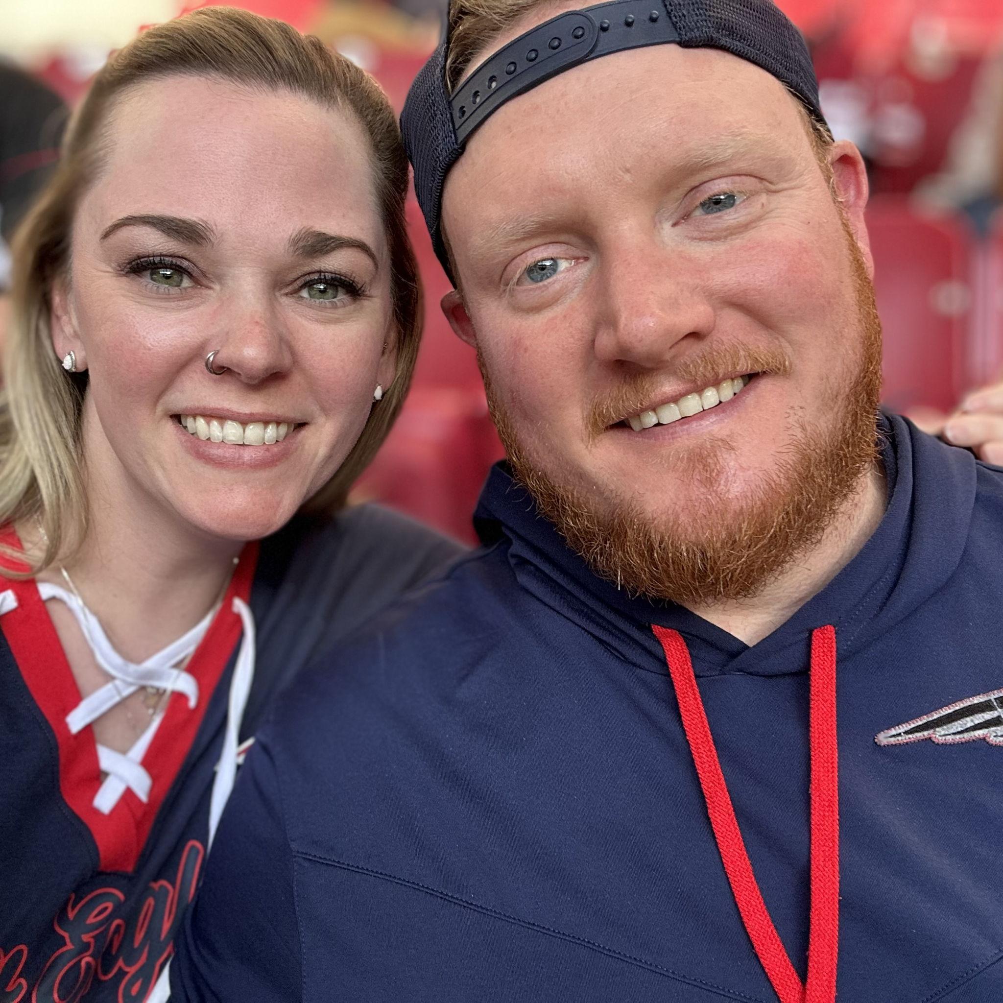 Patriots game in Phoenix.