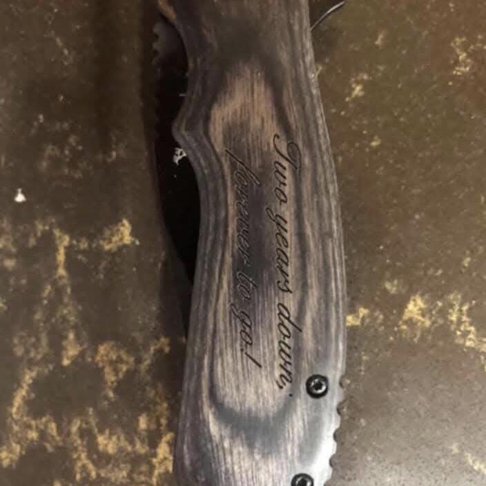 Anniversary gift for Jeff.