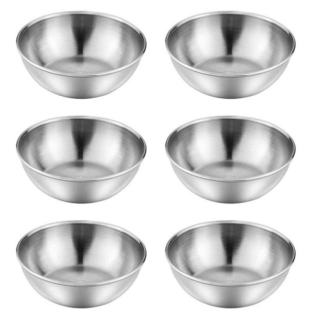 AVACRAFT 18/10 Stainless Steel Mixing Bowls with Lids, Non Slip Silicone Base Bowls with Handle, Mixing Bowl Set with Pour Spouts & Measurement