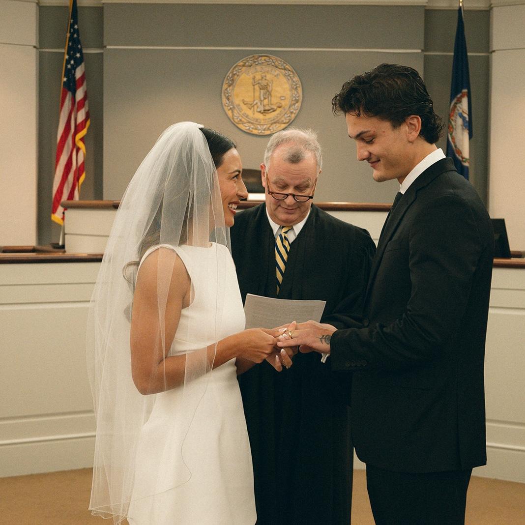 On October 10, 2025, we were married on the 10:00 a.m. docket at the Chesterfield County Circuit Court by the Honorable David E. Johnson.