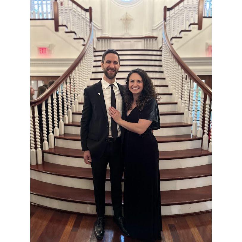 Getting fancy for a friend's wedding.