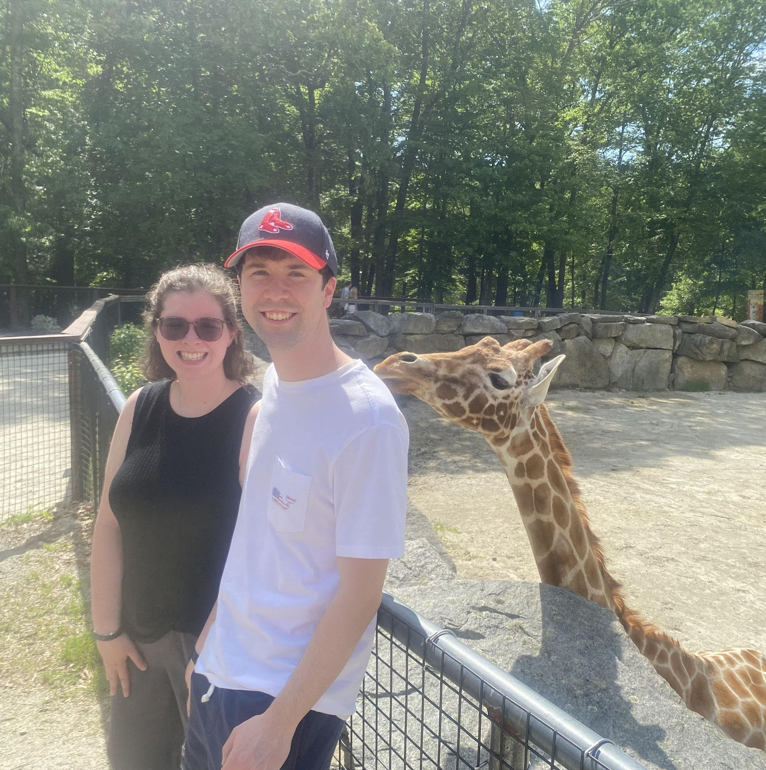 Find someone who will show up to the zoo at 9:00 in the morning to get in line and then stay 7 hours without complaint so you can feed a giraffe 🌿(Pretty sure it was at least 85º that day too)