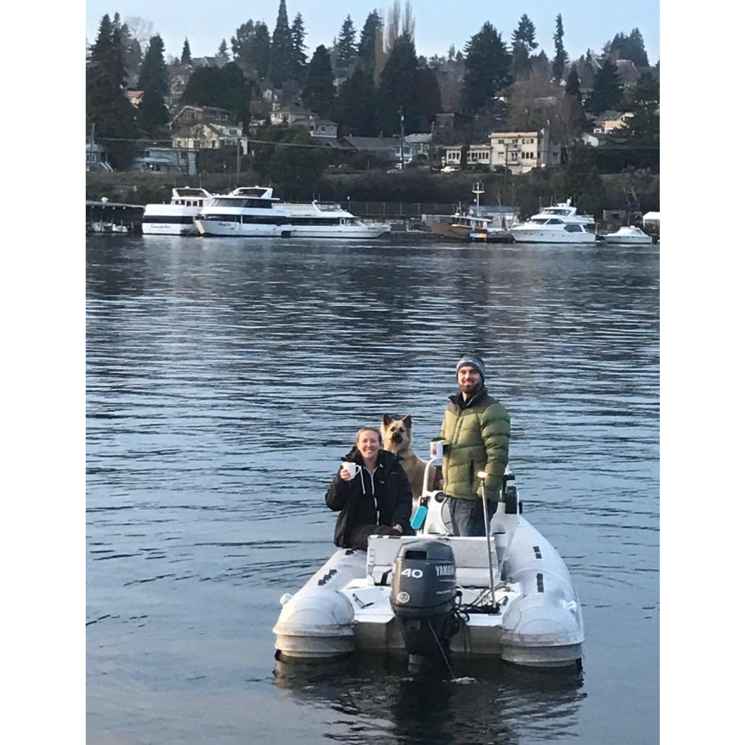 coffee cruisin' on lake union
