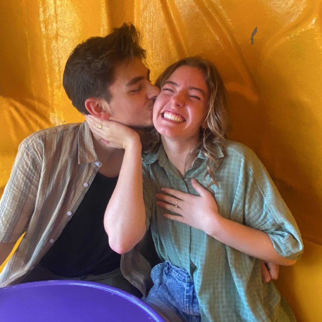 Will and our friend Caity humored me on my birthday and went in a Spinny Dragons ride with me. They looked like they were going to be sick. I was having the time of my life. -Leah