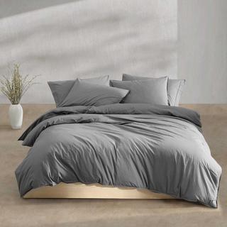 Washed Percale 3-Piece Comforter Set