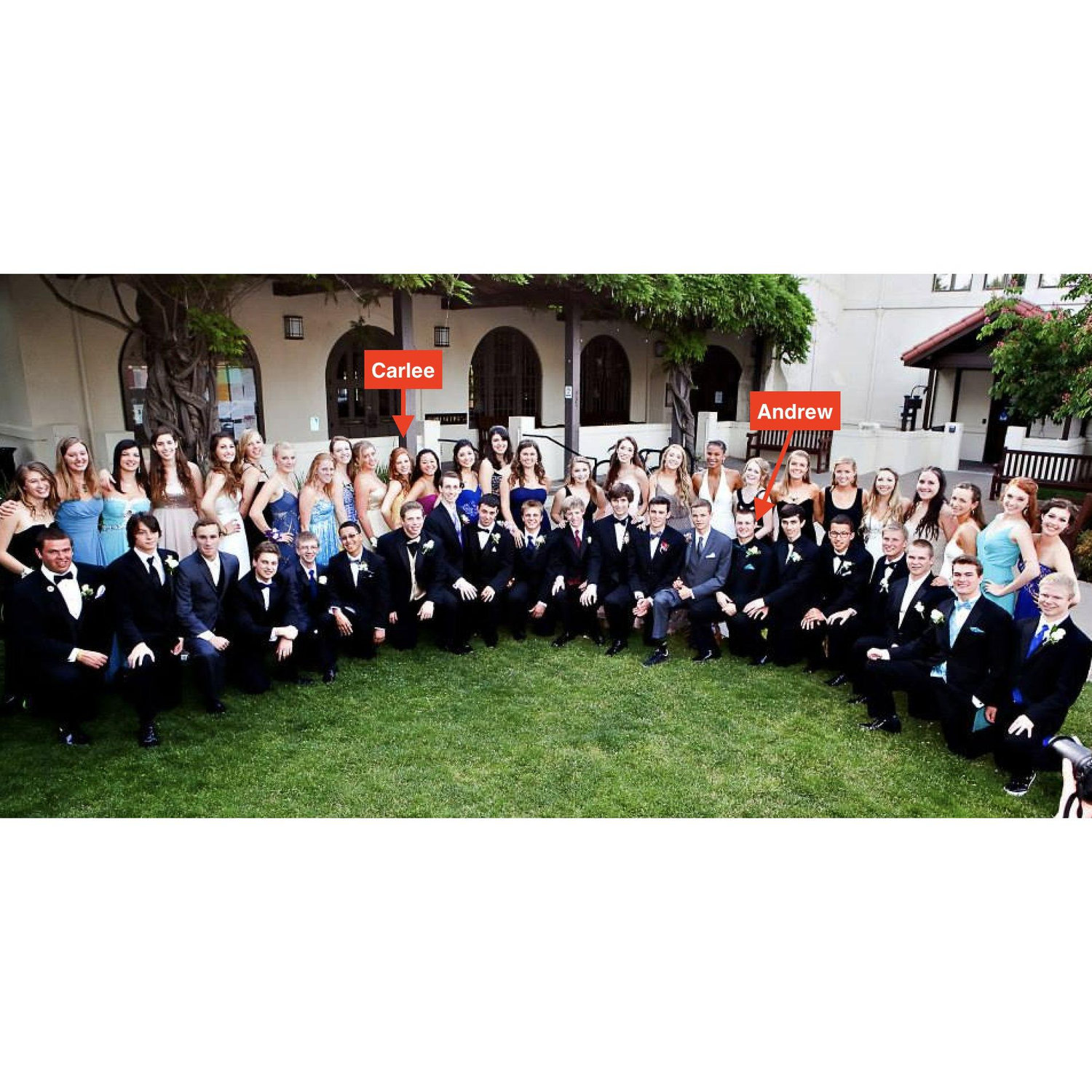 2013: Senior year Prom (they went with other people again)