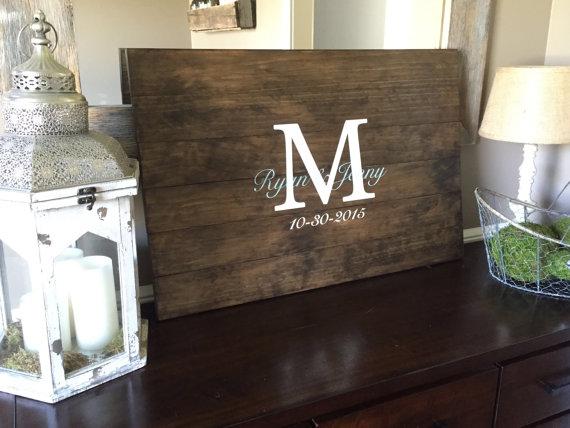 Wood Sign, Rustic Wedding Decor