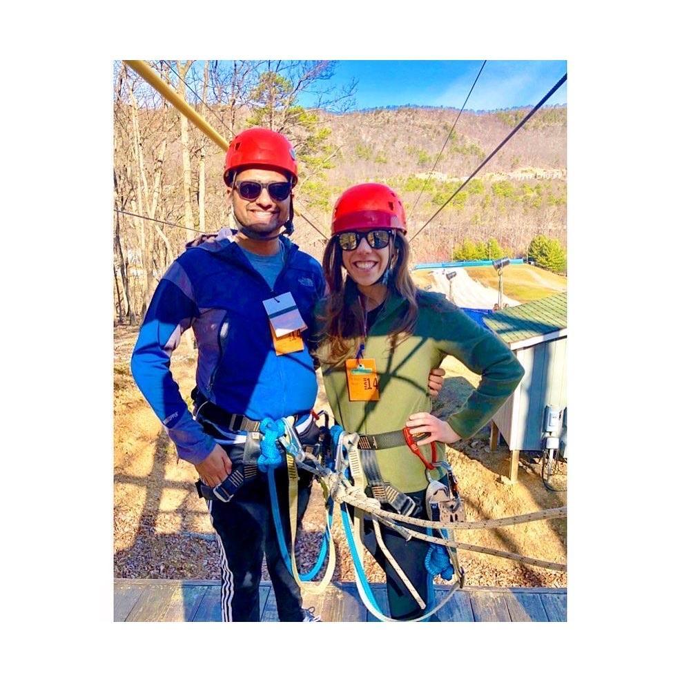 Zip-lining in VA!