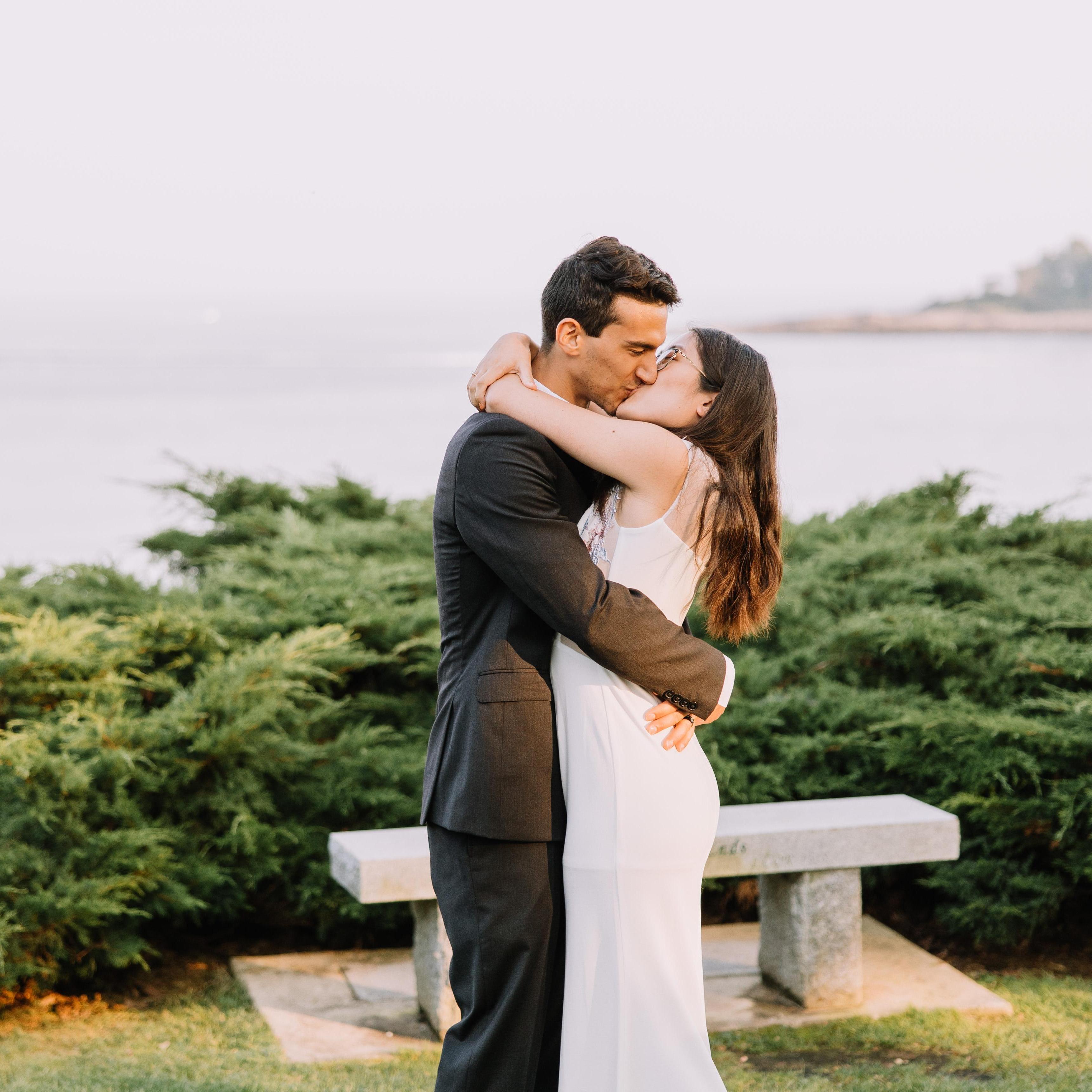 Our first kiss as Mr & Mrs - 8.8.2021!