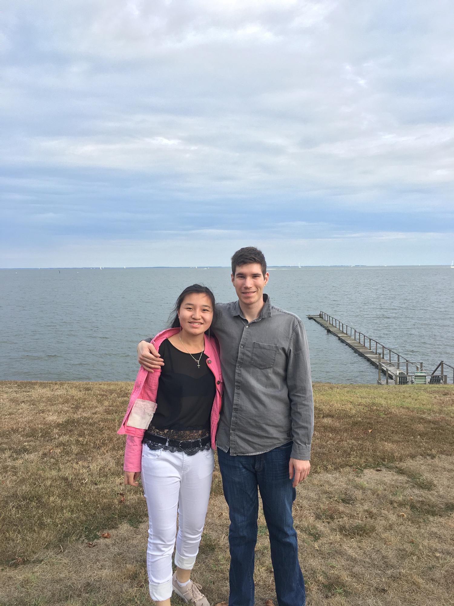 Photo taken October 2019 in front of the Lawson family's house on the Chesapeake Bay