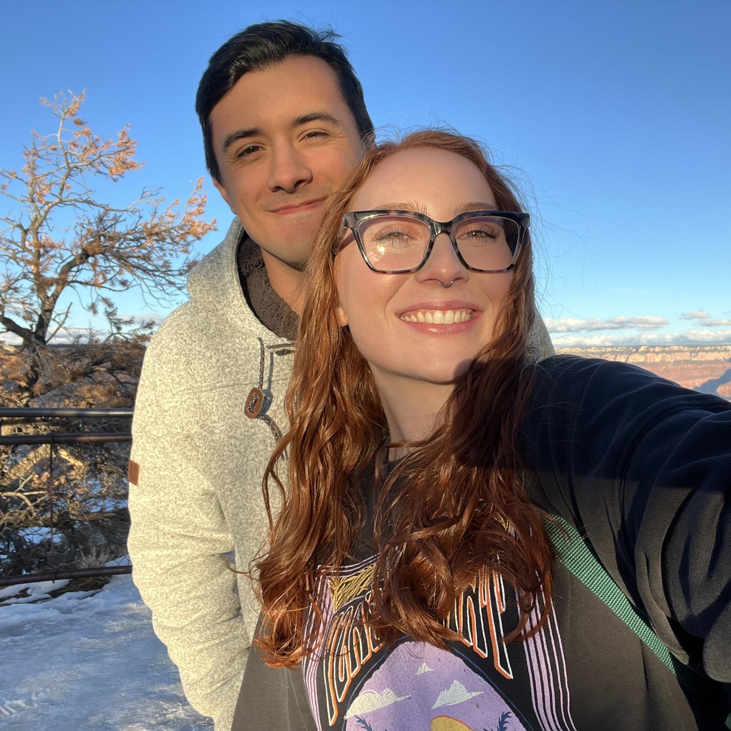 Grand Canyon trip for our 1st Valentine’s