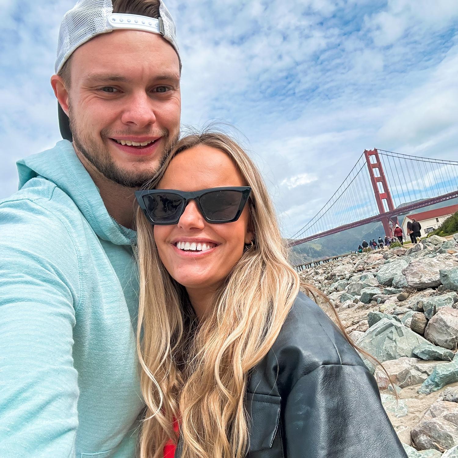 Visiting California together for the first time.