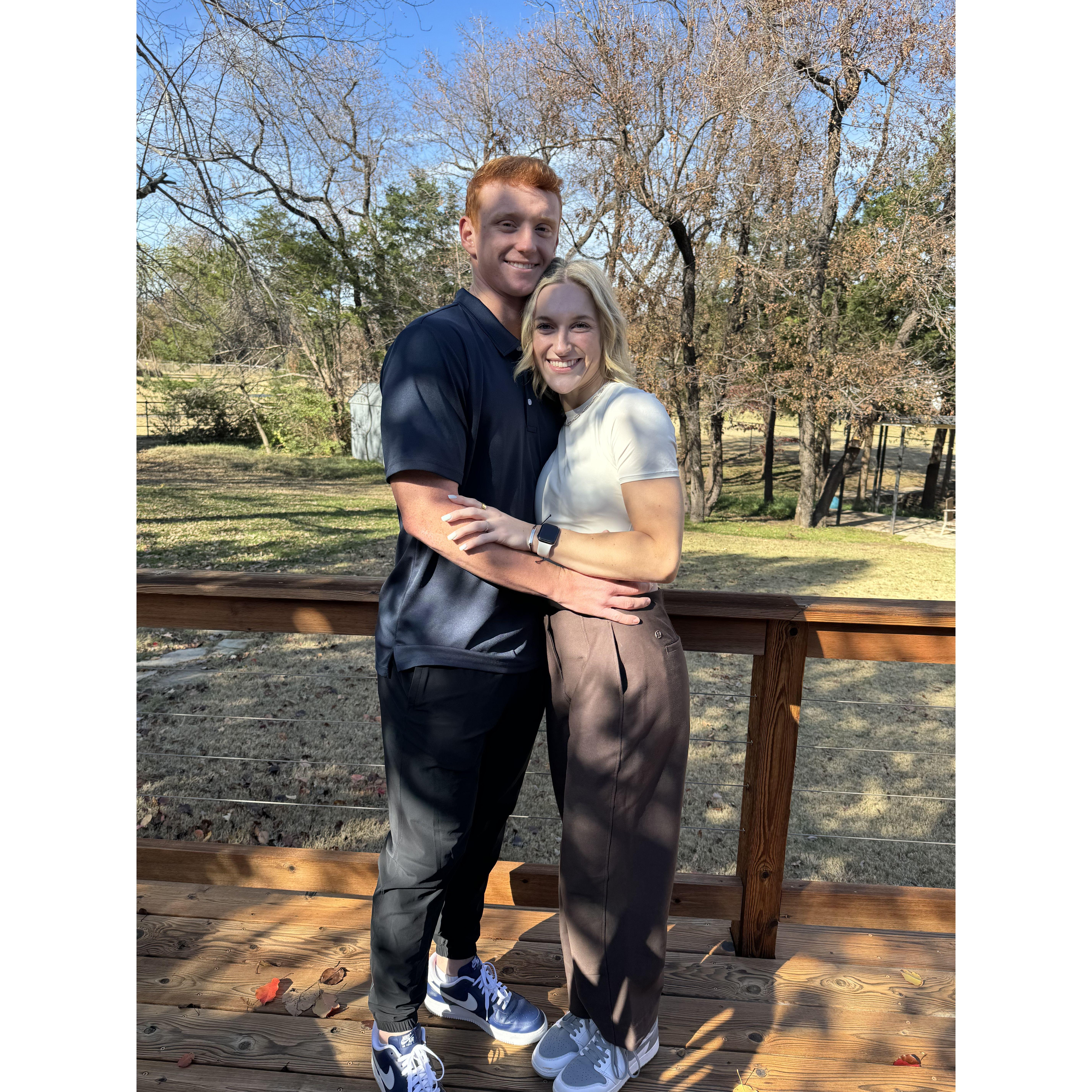 Our first Thanksgiving together!