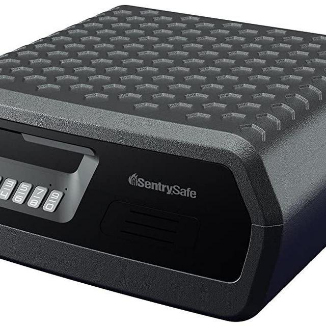 SentrySafe Fire Safe, Waterproof Fire Resistant Chest with Digital Lock, 0.36 Cubic Feet, Large, CHW30300,Charcoal Grey