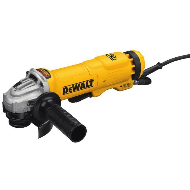 11 Amp Corded 4.5 in. Small Angle Paddle Switch Angle Grinder with Brake and No-Lock On