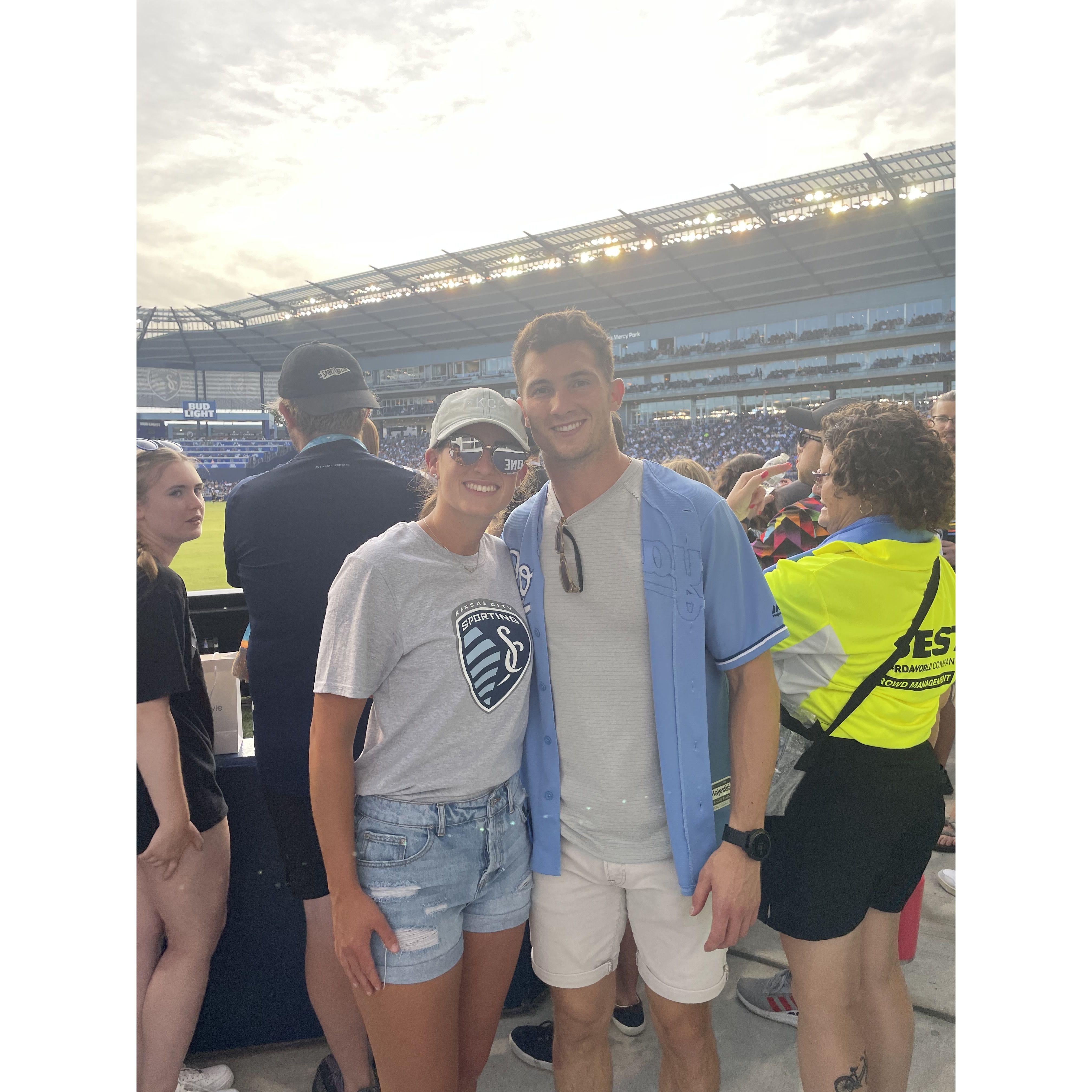 First Sporting KC soccer game