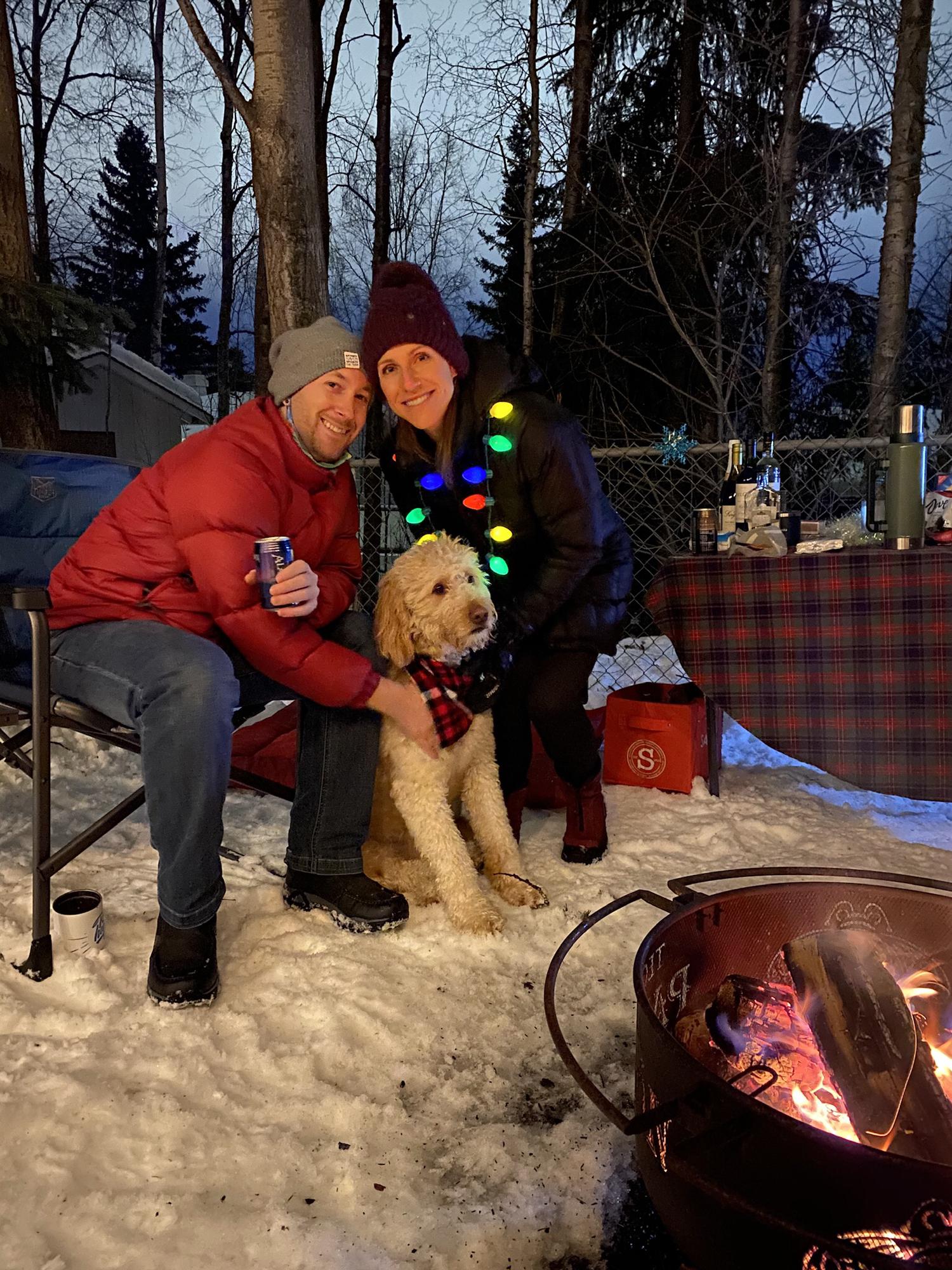Outdoor Christmas Eve during quarantine- 2021