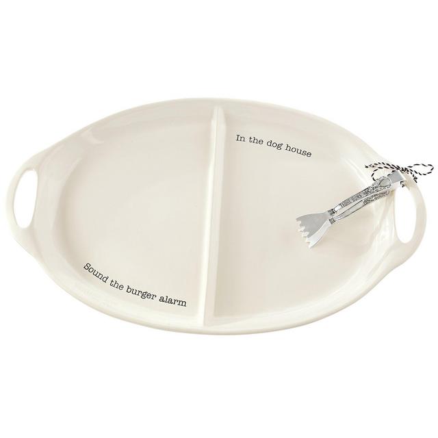 Mud PieCirca Burger/Hot Dog Platter Set