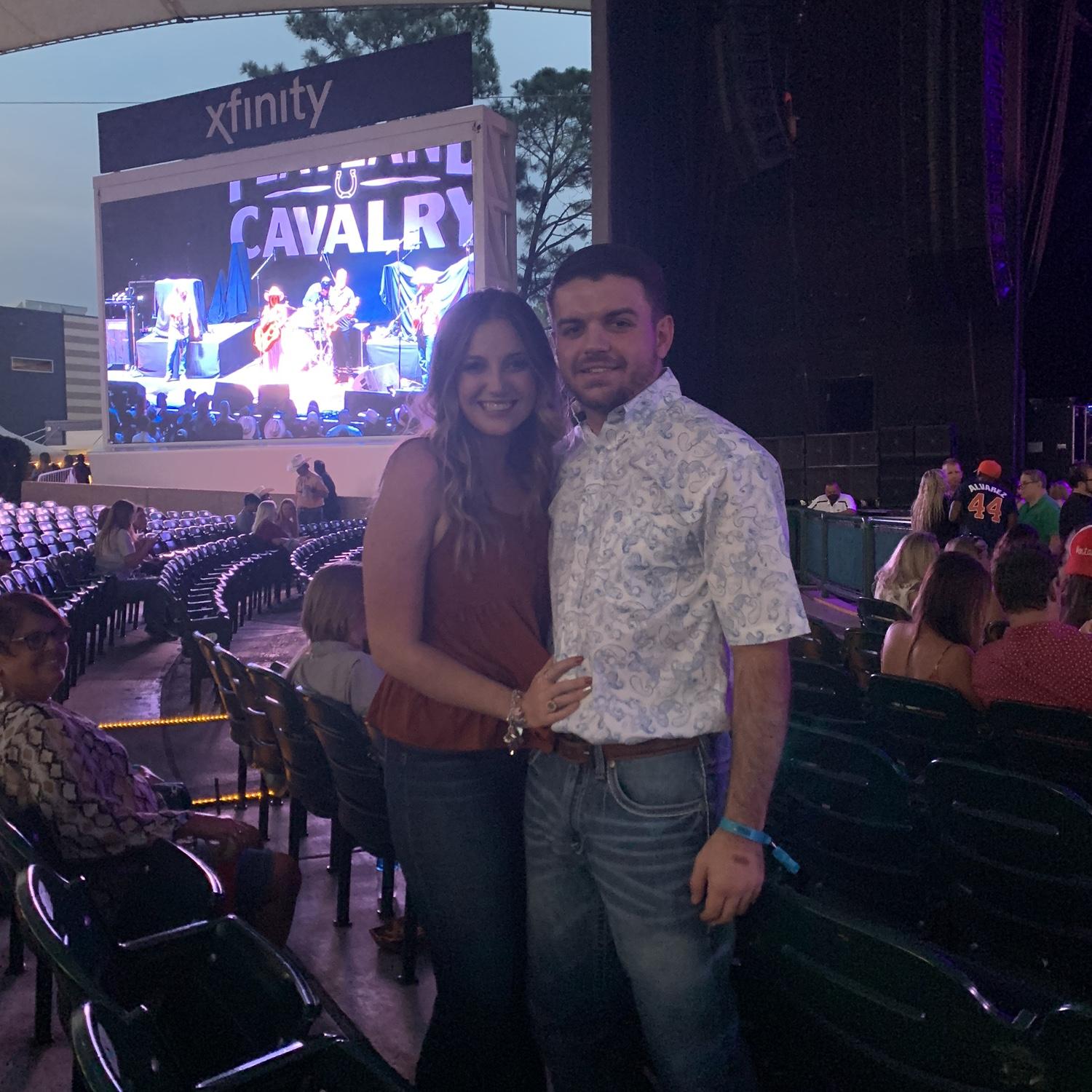 We attended our first concert together! If you know Hailey and Caleb, you know they never pass up the chance to go to a concert.