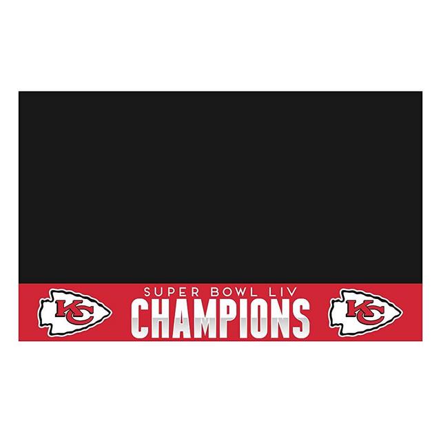 FANMATS Kansas City Chiefs Super Bowl LIV Champions Vinyl Grill Mat 26" x 42"