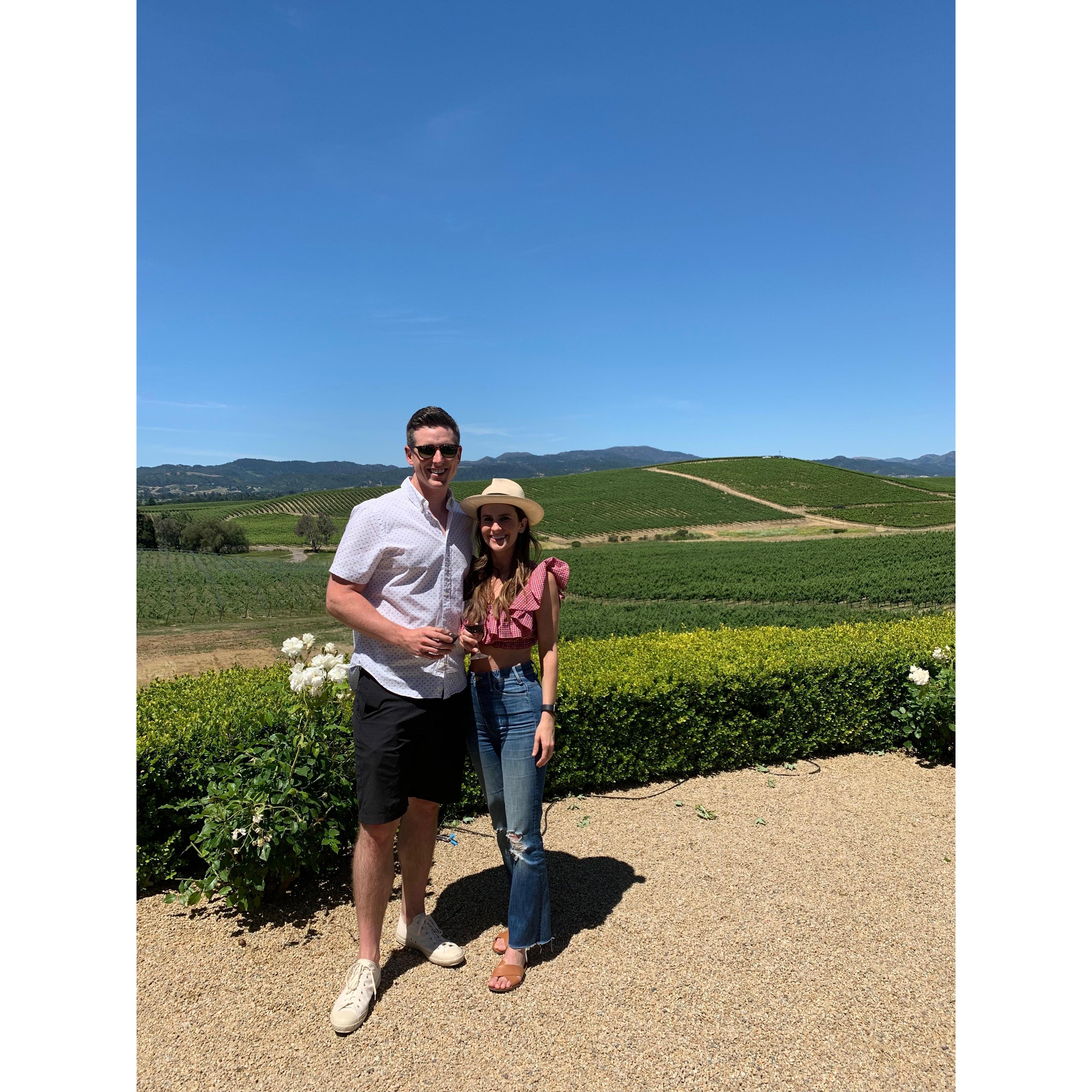 Napa wine tasting