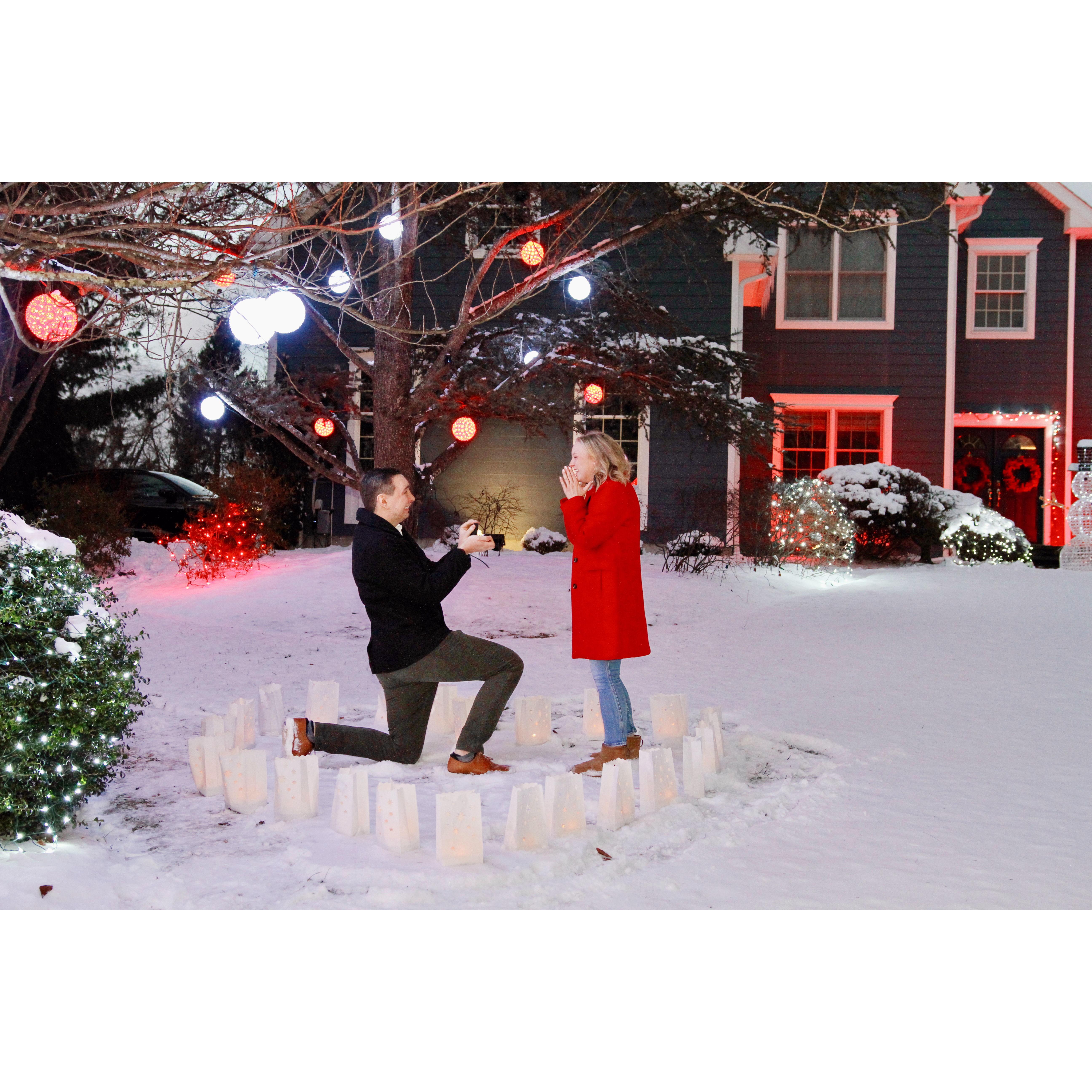 December 2024 - She said yes!