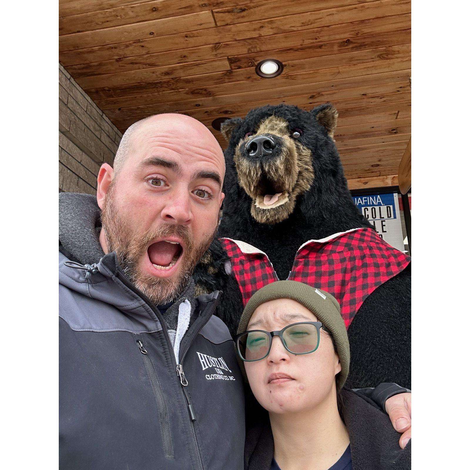 Pfft.  That bear is harmless!