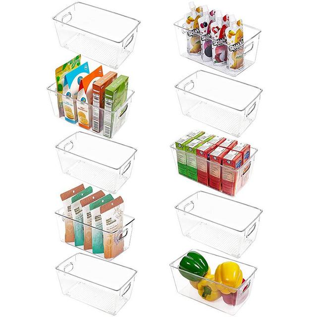 Vtopmart Airtight Food Storage Containers with Lids 4PCS Set 3.2L, Plastic  Spaghetti Container for Pasta organizer, BPA Free Air Tight House Kitchen