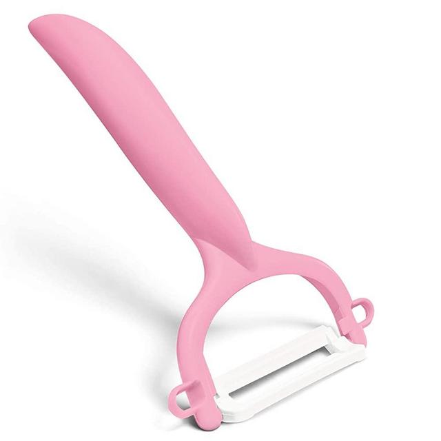 Kyocera Advanced Ceramic Horizontal Y Peeler, Pink