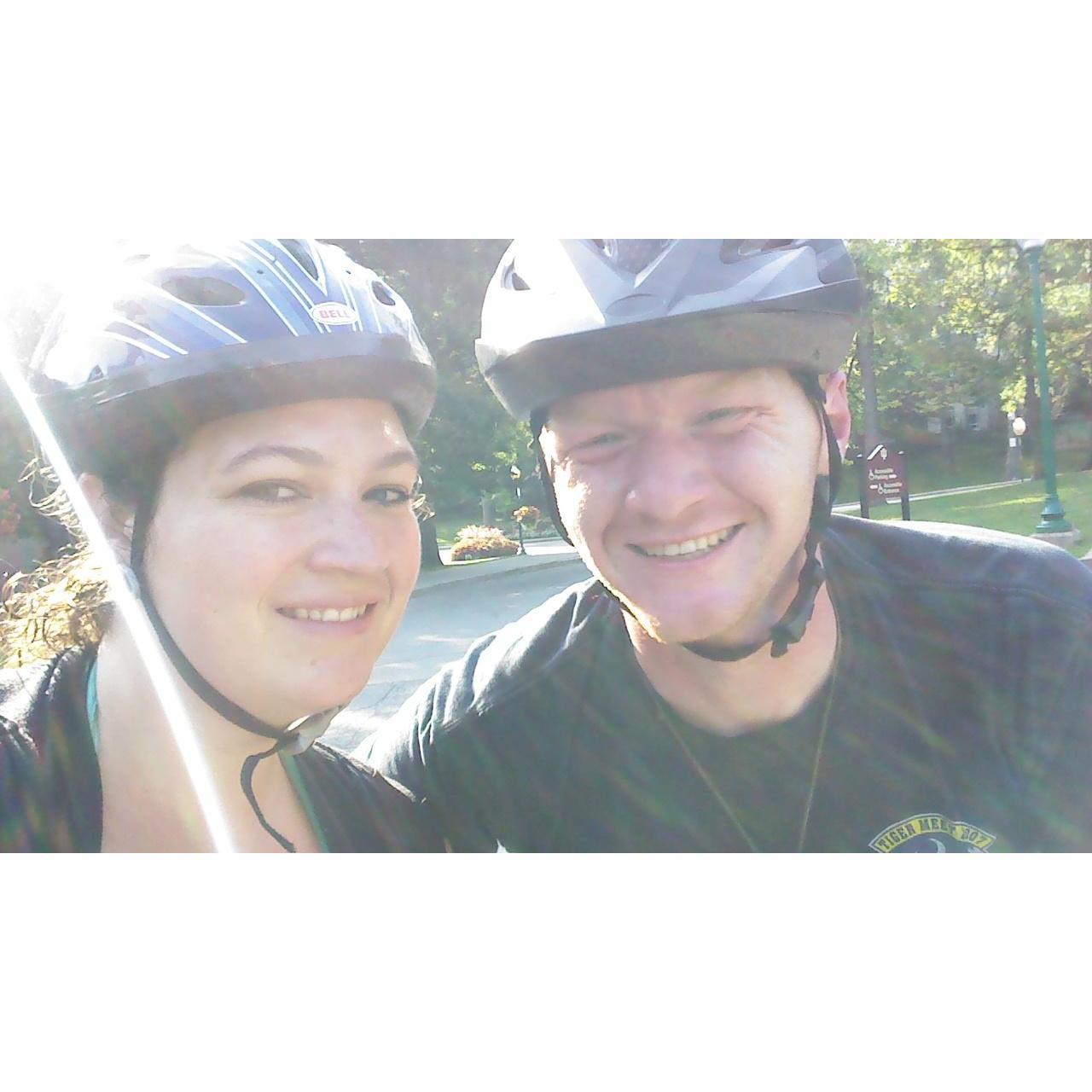 Biking around Bloomington!!!