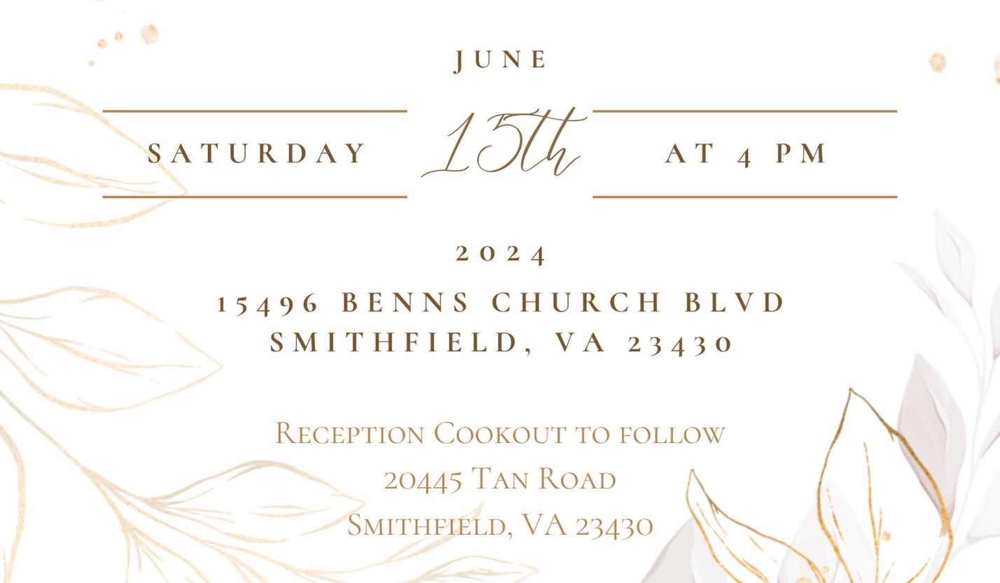 The Wedding Website of Marcella Alston and Ryan Byrd