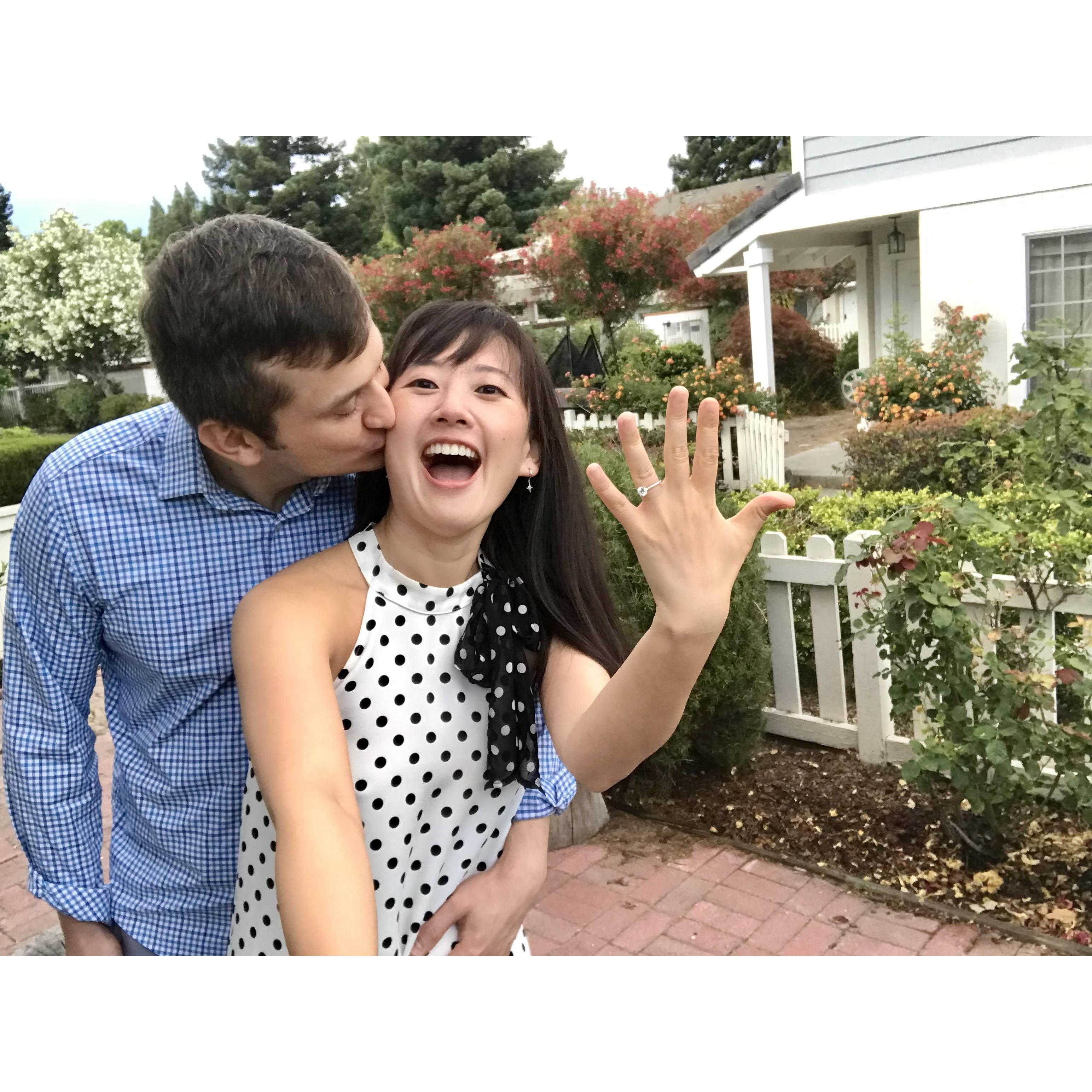 And I said yes!!! 💍🥳