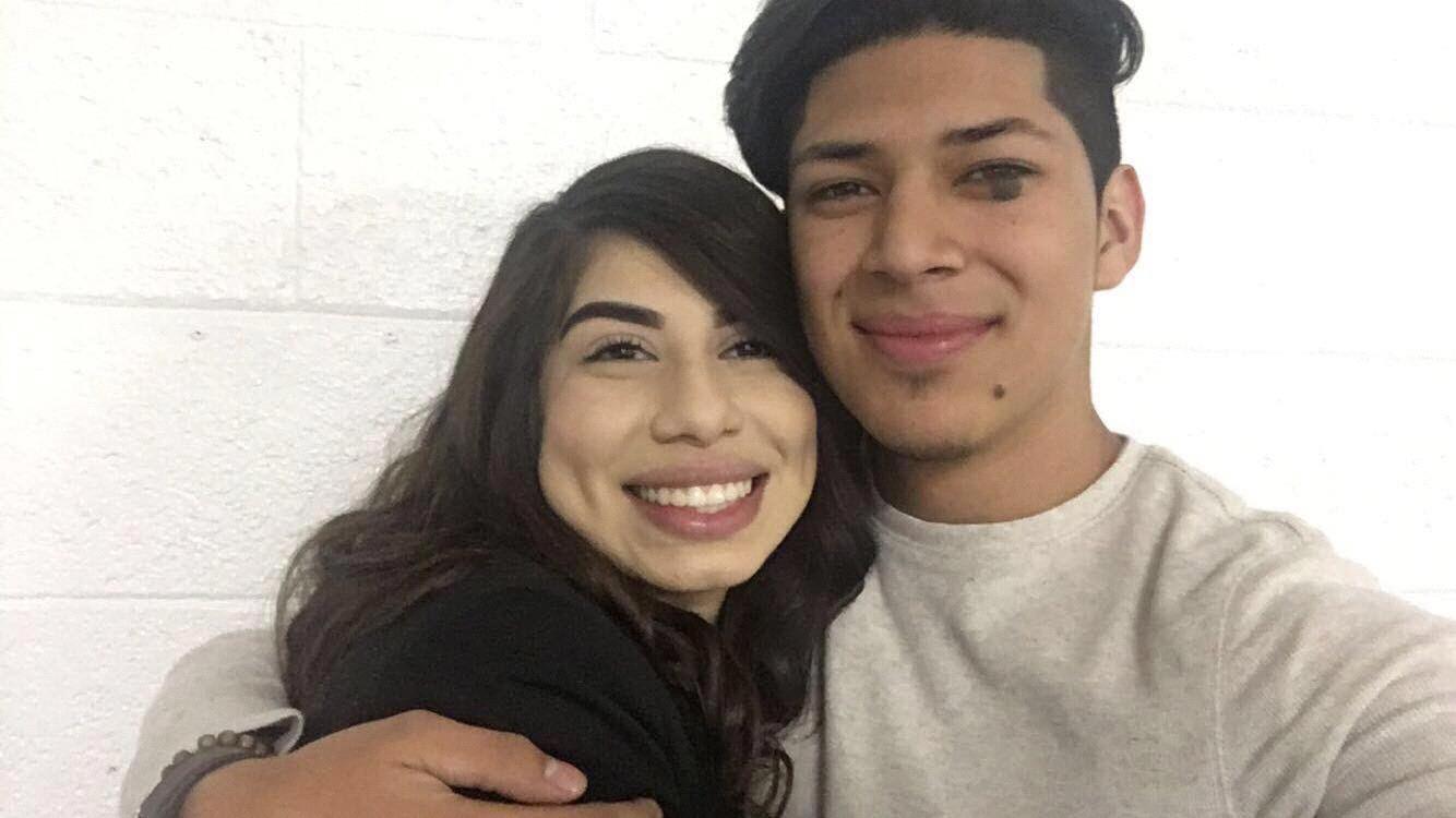 Us after a Church service / Nosotros despues de un servicio en La Iglesia