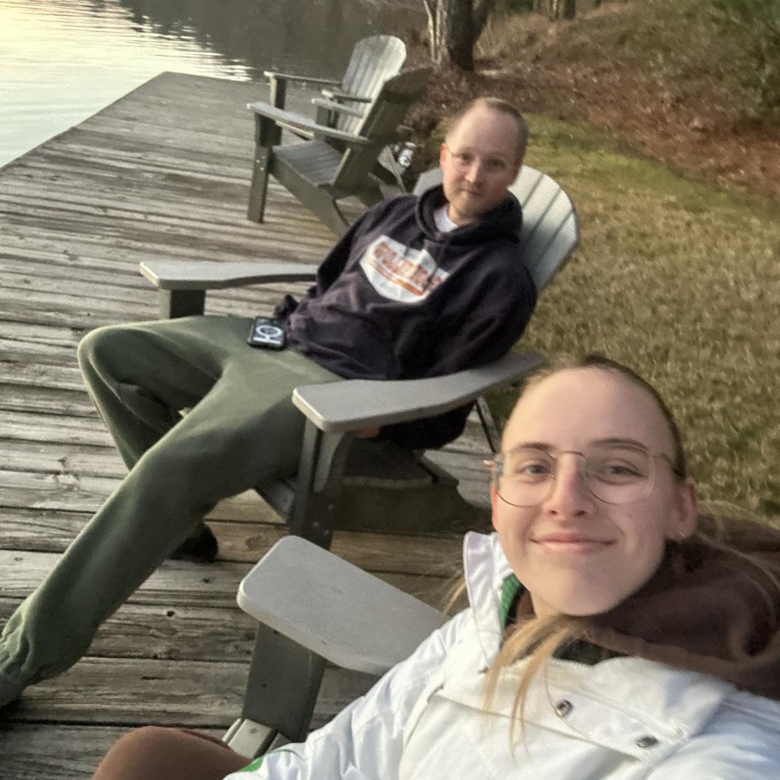 Sunset Lake at sunset!