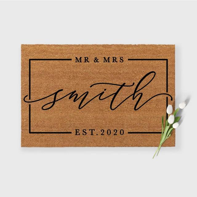 Mr & Mrs Fernandez Doormat Est 2022