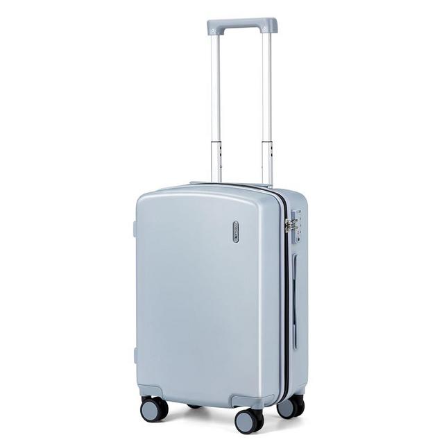 Hanke 20 Inch Hard Shell Suitcases with Spinner Wheels, Lightweight Carry On Luggage 22x14x9 Airline Approved Built-in TSA Lock, Durable Suitcase Rolling Luggage Carry-On Bag(Gray)