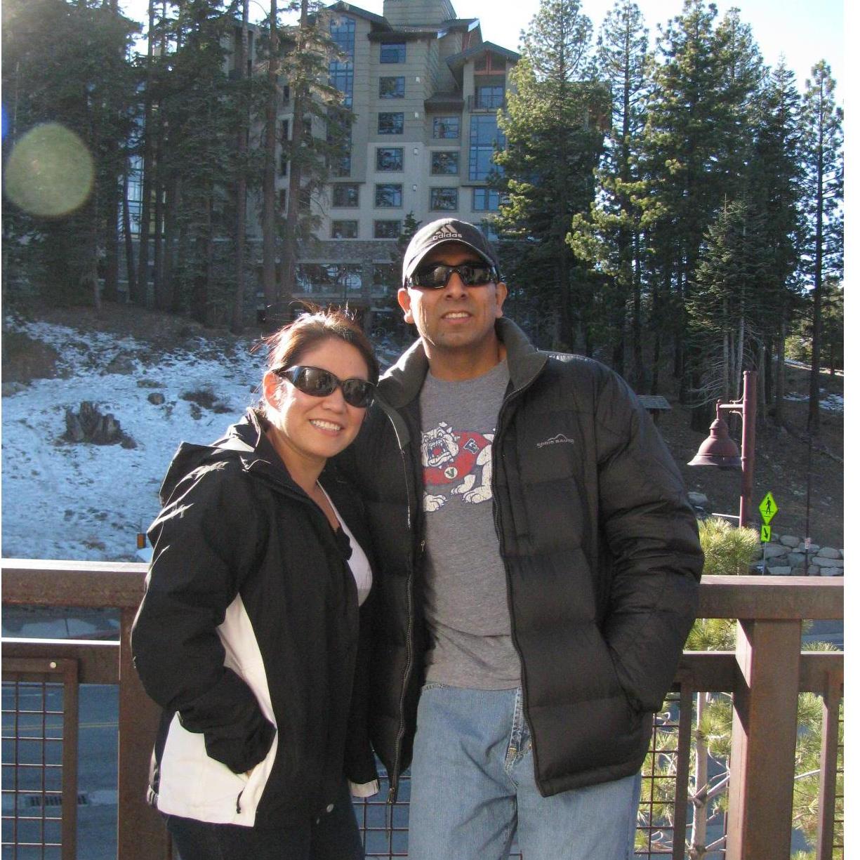 Birthday ski trip to Mammoth Lakes - we still enjoyed some skiing for a moment (Izaiah began feeling sick while snowboarding down the mountain), a gondola ride, walk around town, and cake!!!