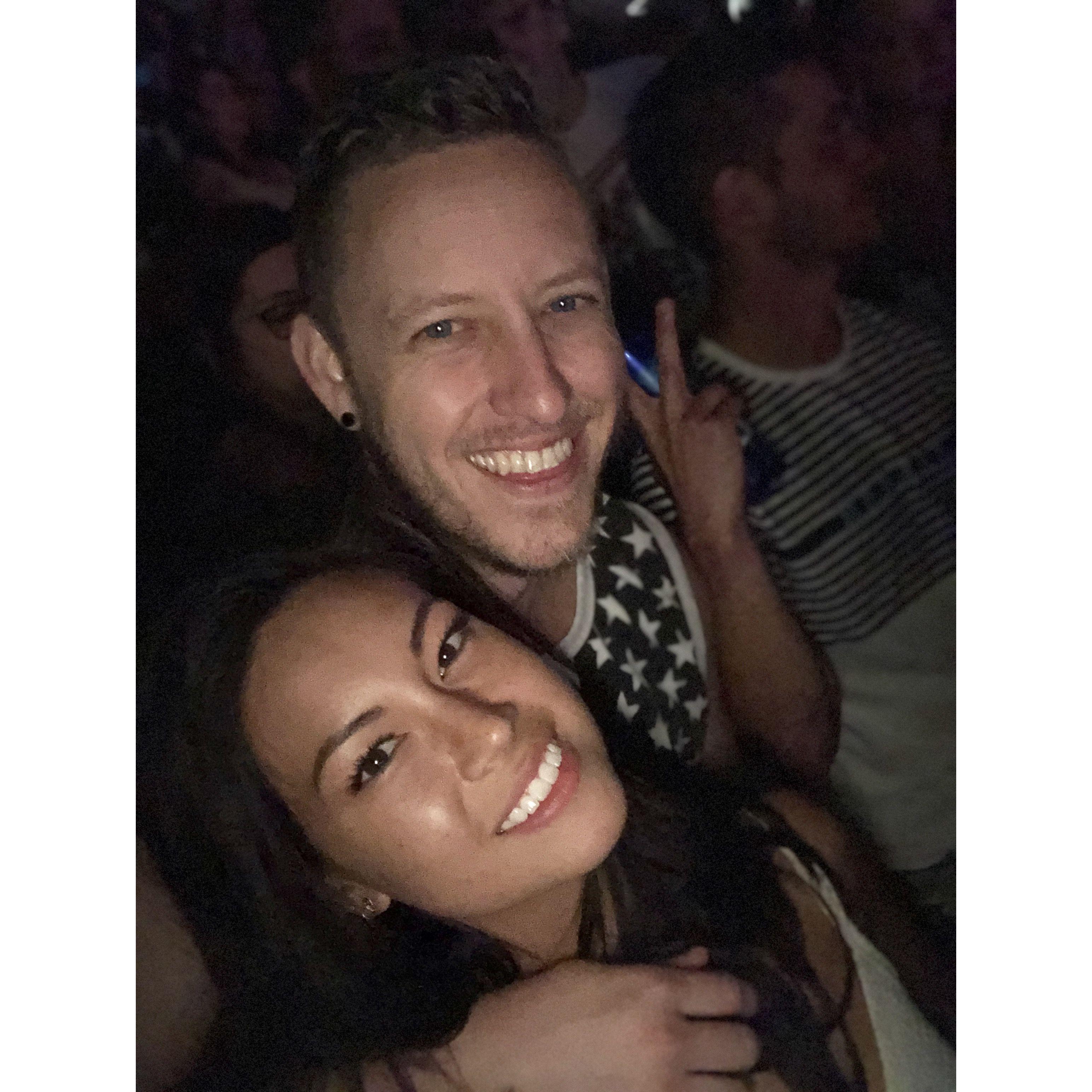 First country concert.