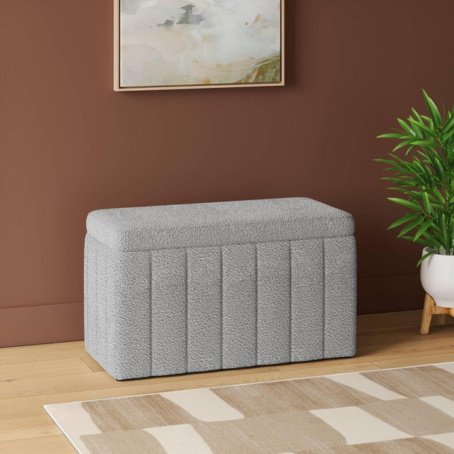 Essex Double Storage Boucle Bench Cream - Threshold™