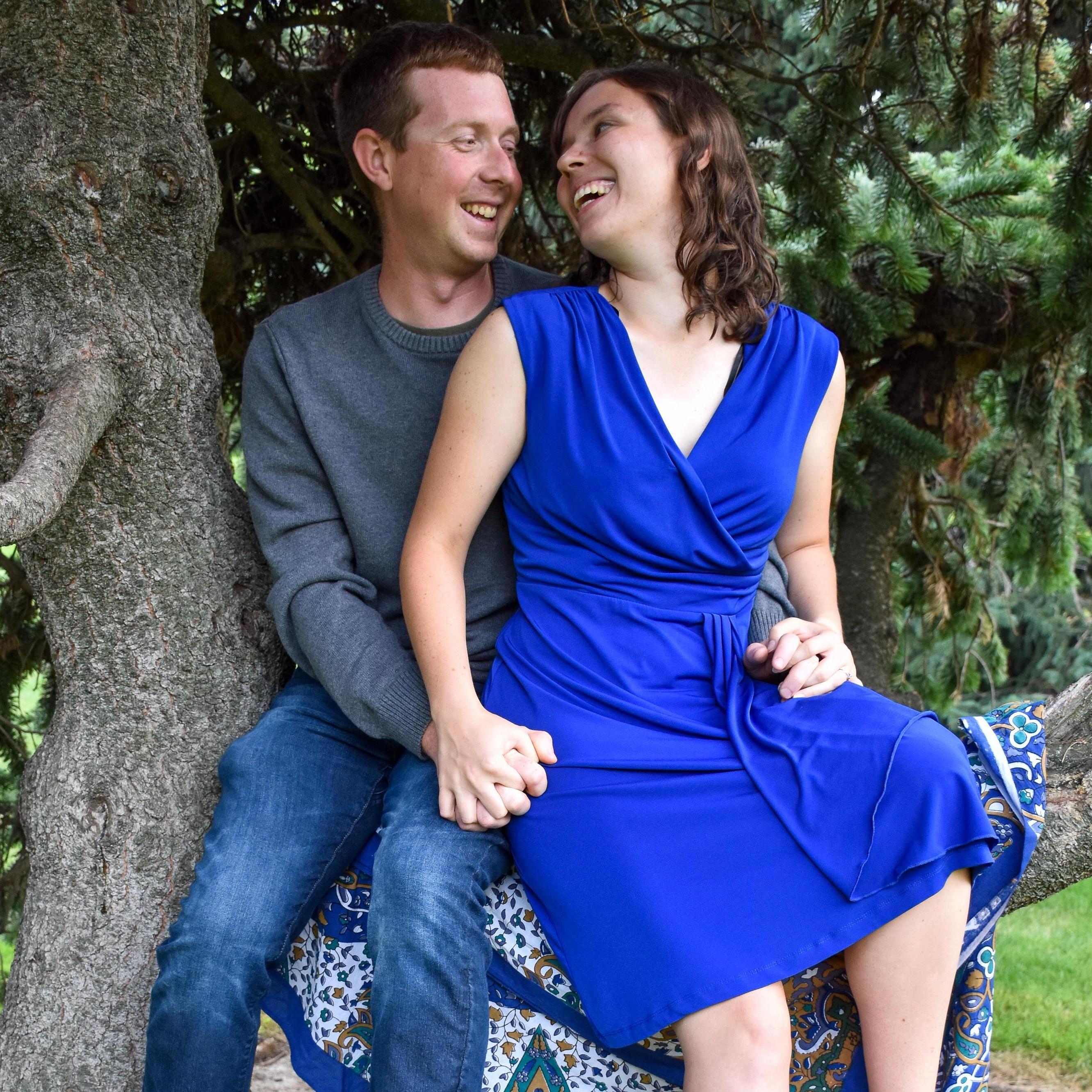 Peter and Mindy sitting in a tree...