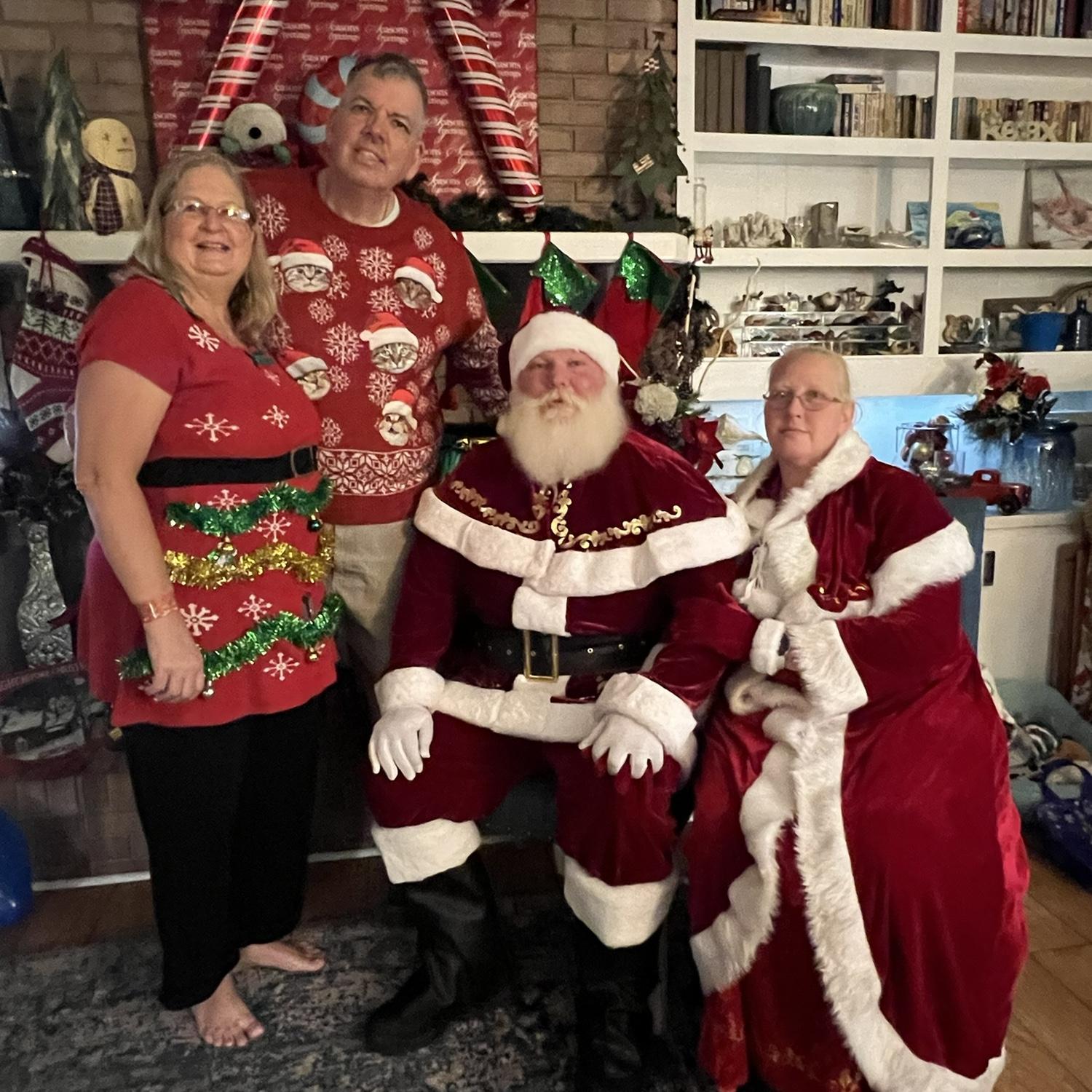 Christmas 2024 with a visit from the Claus's