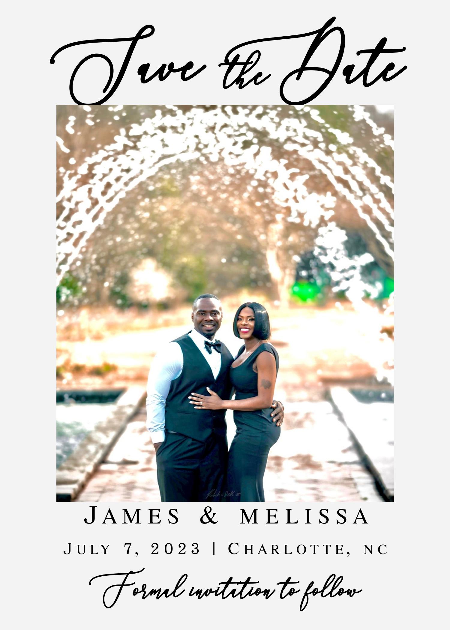 The Wedding Website of Melissa Melbourne and James Evans