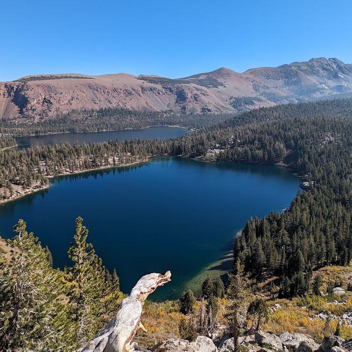 Overlook of Mammoth Lakes Basin from the Crystal Lake trail