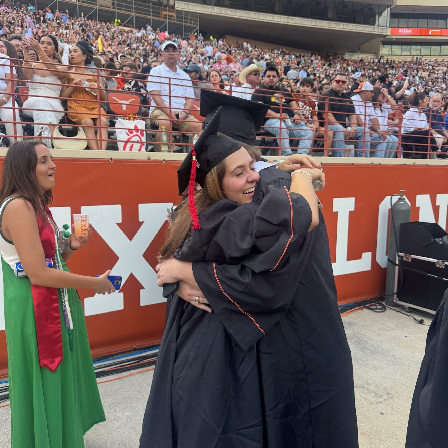 When we graduated from the best school! Hook em' forever!