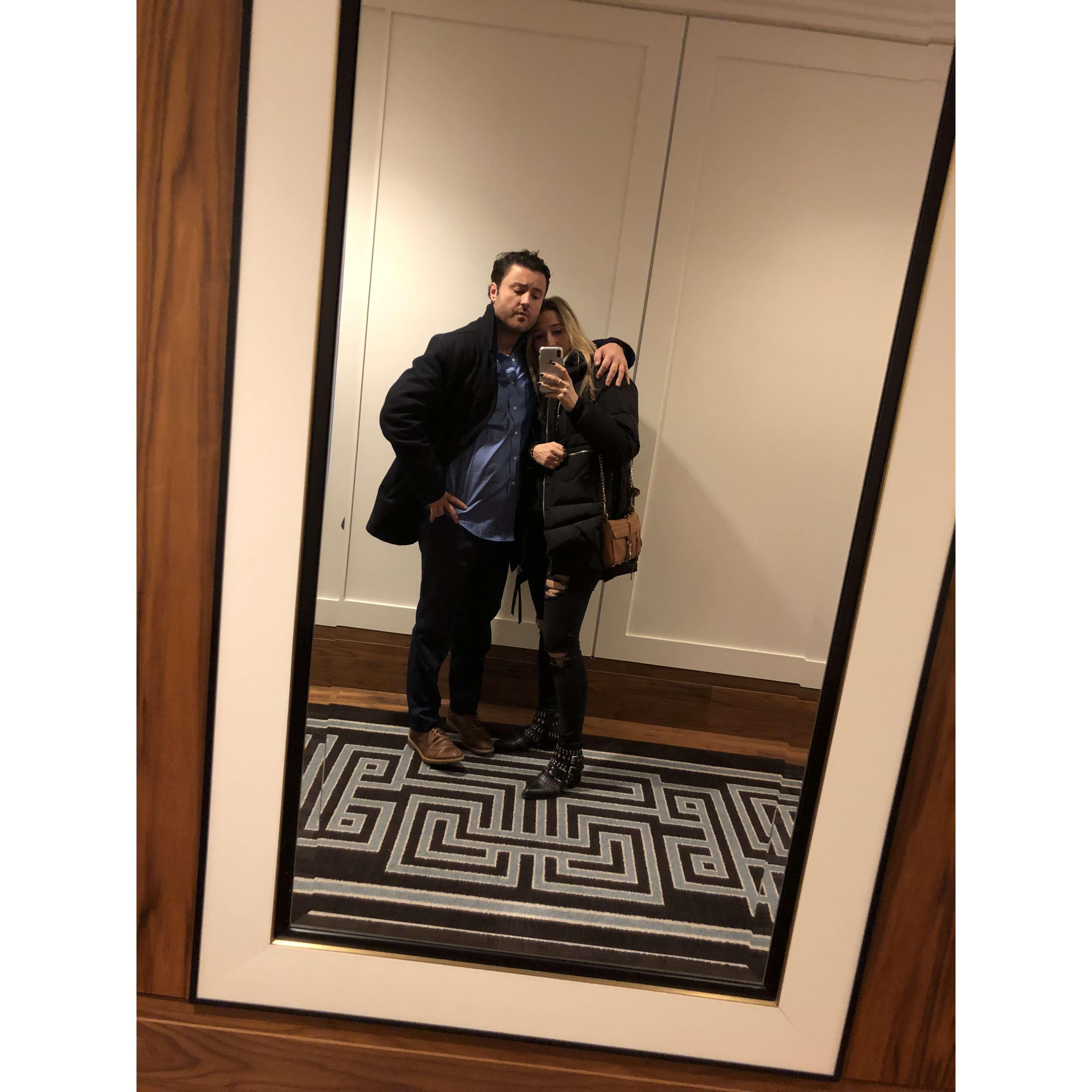 Our first trip to Chicago together