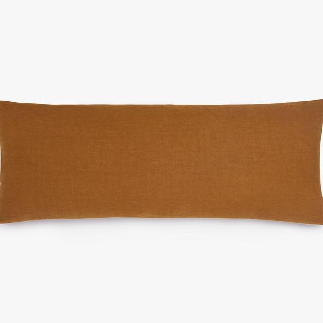 Vintage Linen Body Pillow Cover