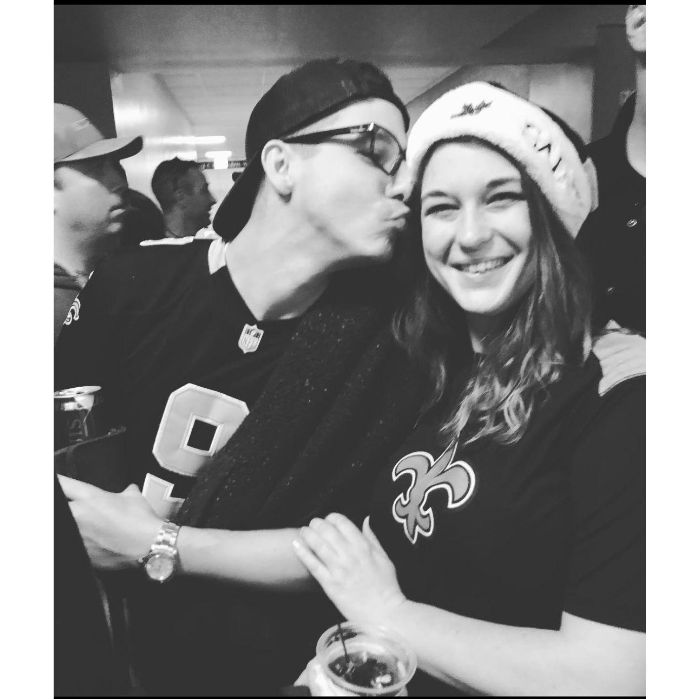 Our first Saints game